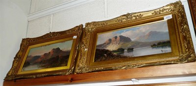 Lot 469 - J H Boel, pair of oils on canvas landscapes in decorative gilt frames