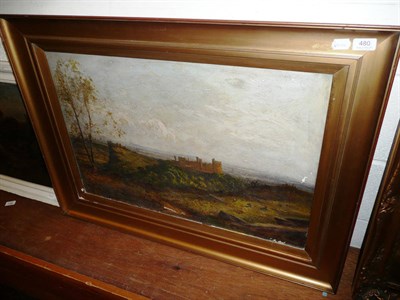 Lot 480 - An oil on canvas, possibly Arundel Castle or Windsor, possibly signed 'Tom Yarwood'