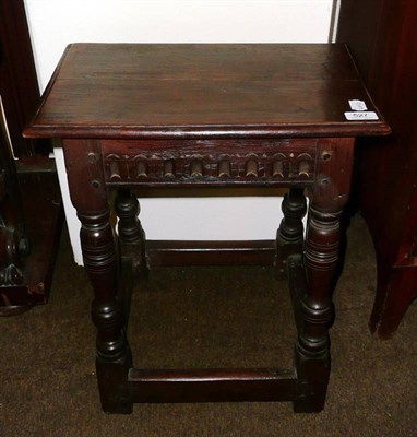 Lot 527 - An 18th century joint stool