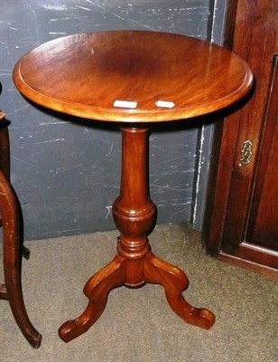 Lot 545 - A mahogany tripod table