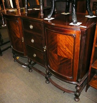 Lot 563 - A mahogany sideboard