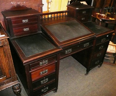 Lot 584 - An Edwardian clerks desk