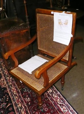 Lot 639 - Campaign chair