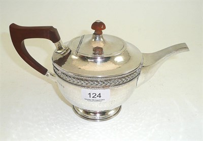Lot 124 - A silver teapot, A E Jones, Birmingham