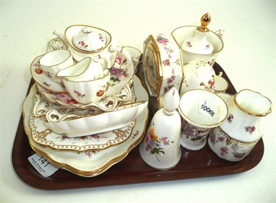 Lot 141 - Royal Crown Derby 'Derby Posies' teaset, 'Royal Antoinette' clock, and other Royal Crown Derby...