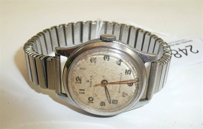 Lot 248 - A stainless steel wristwatch signed Rolex
