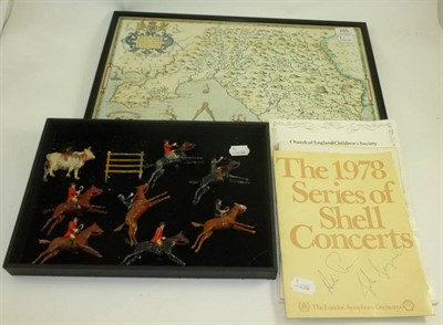 Lot 285 - Shell concert programmes, one signed Andre Previn, a Britains lead hunting group, a Britains...