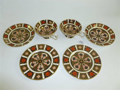 Lot 296 - Two Royal Crown Derby 1128 trios