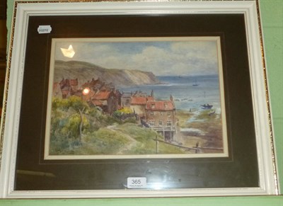 Lot 365 - Watercolour Robin Hood's Bay, by Ethel M Brown