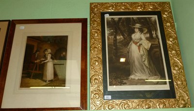 Lot 381 - Two framed engravings