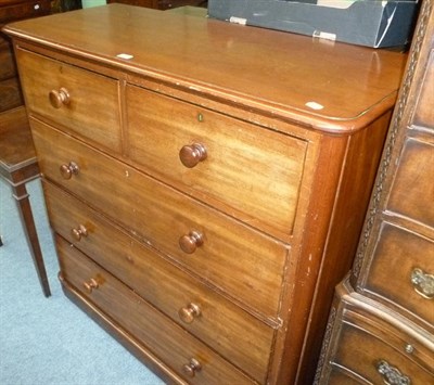 Lot 443 - Victorian four height chest of drawers