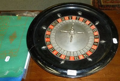 Lot 464 - Roulette wheel