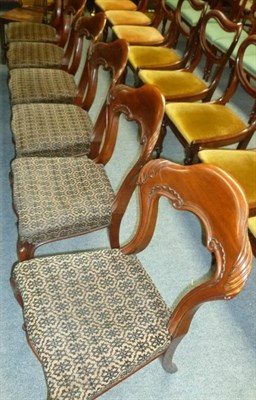 Lot 478 - Six Victorian dining chairs