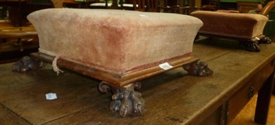 Lot 498 - A pair of Victorian footstools