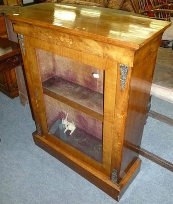 Lot 549 - Walnut pier cabinet