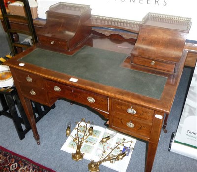 Lot 563 - Inlaid writing desk