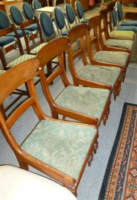 Lot 694 - Six Victorian bar back dining chairs