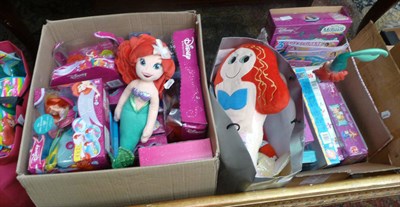 Lot 762 - A large collection of Disney Ariel 'The Little Mermaid' figures, soft toys and accessories