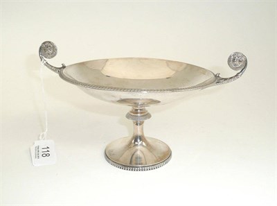 Lot 118 - A silver footed dish