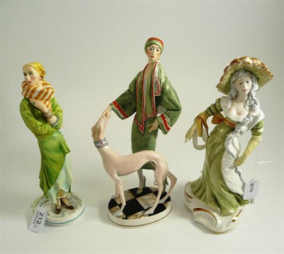 Lot 212 - Royal Worcester figures from the 'A La Mode' series, 'Promenade', 'Soiree' and The Age of...