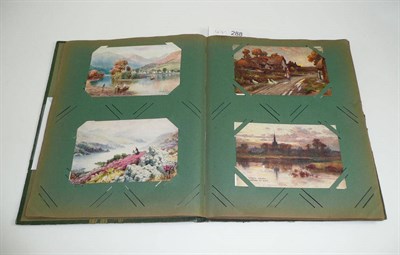 Lot 288 - An album of Tuck postcards (approximately 100)