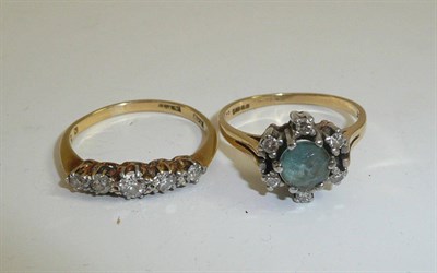 Lot 299 - Two diamond rings