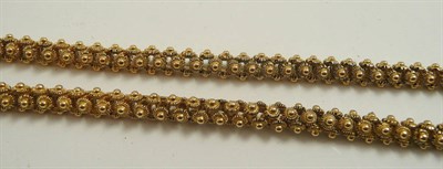 Lot 319 - An 18ct gold necklace