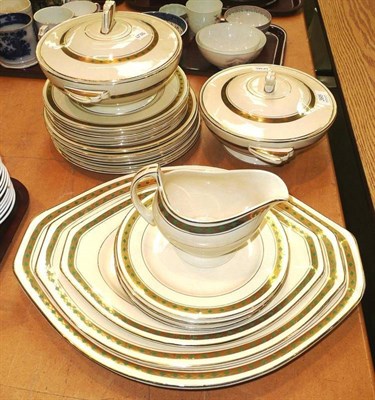 Lot 395 - A Titanware Adams dinner service