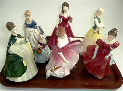 Lot 415 - Doulton figures: HN2220, HN3033, HN3011, HN4431, HN2343, HN2336 and another (7)