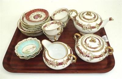 Lot 503 - Noritake tea set four cups and saucers, four tea plates, a milk jug, a sugar bowl and a teapot