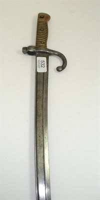 Lot 532 - Bayonet with brass handle