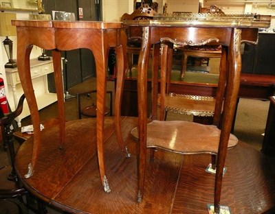 Lot 689 - Two small French occasional tables