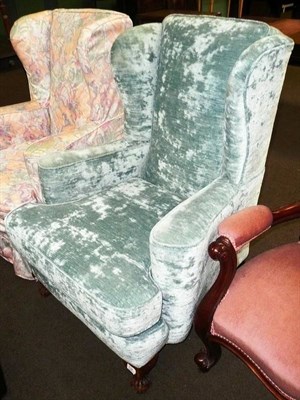 Lot 734 - A Queen Anne style armchair