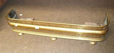 Lot 773 - Pierced brass fender