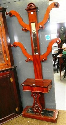 Lot 784 - A Victorian mahogany 'Tree of Life' hall stand