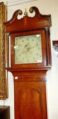 Lot 804 - # An oak cased thirty hour longcase clock, dial signed Newell, Leicester