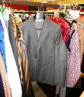 Lot 919 - # Assorted Aquascutum jackets, silk shirts, wool skirts and knitwear  etc (qty on rail)