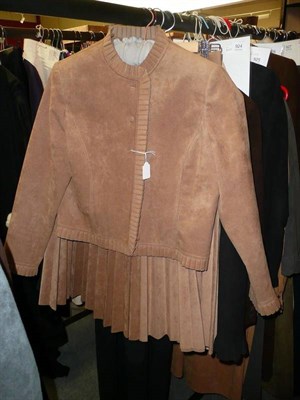 Lot 923 - # Circa 1970's suede clothing labelled 'Sport and Travel Exclusive Sportswear, New York'...