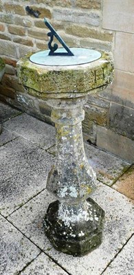 Lot 938 - # A pedestal and a sun dial