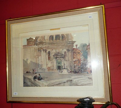 Lot 963 - A print after Sir William Russell Flint "Campo San Travaso"