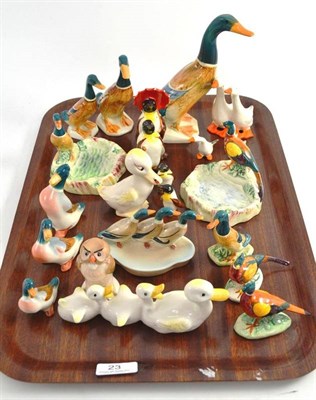 Lot 23 - Collection of Beswick ducks, geese, penguins etc