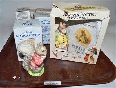 Lot 37 - Ten Beatrix Potter figures