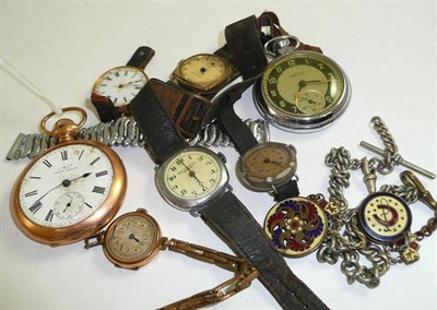 Lot 75 - Collection of wristwatches and pocket watches