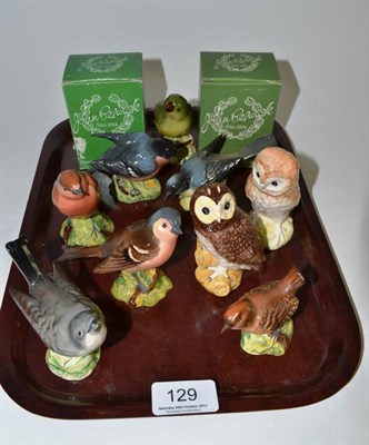 Lot 129 - A collection of first version and other Beswick birds (8)
