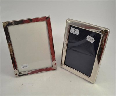 Lot 165 - Two silver photograph frames