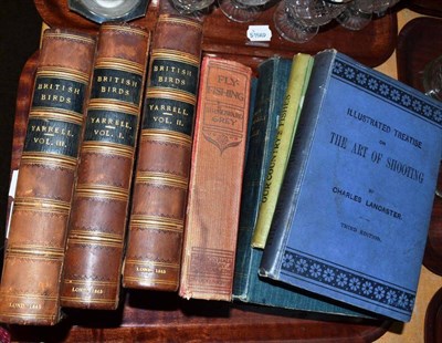 Lot 178 - Three volumes, History of British Birds, William Yarrell, London, MDCCCXLV (1845) and five...