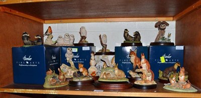 Lot 227 - Border Fine Arts and other wild animal models including first version 'Mouse on Apple' etc (17...