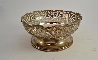 Lot 234 - Pierced silver bowl