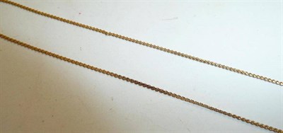 Lot 292 - A fine link chain, stamped ' 750'