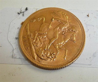 Lot 297 - A full sovereign, 1912